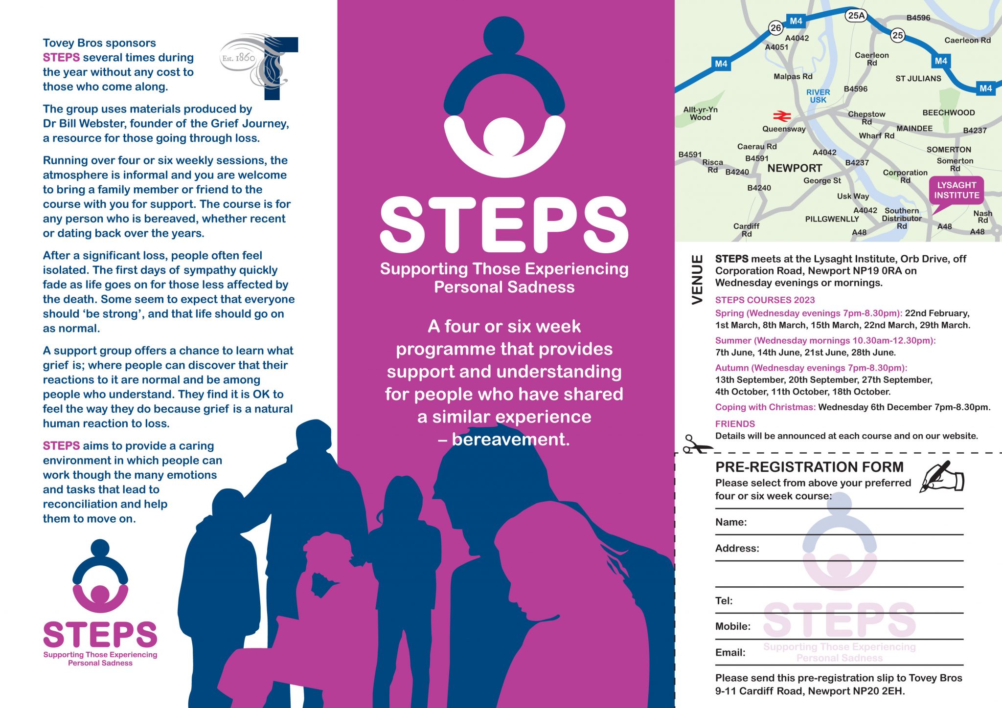 Bereavement Support - Tovey Bros Funeral Directors In Newport